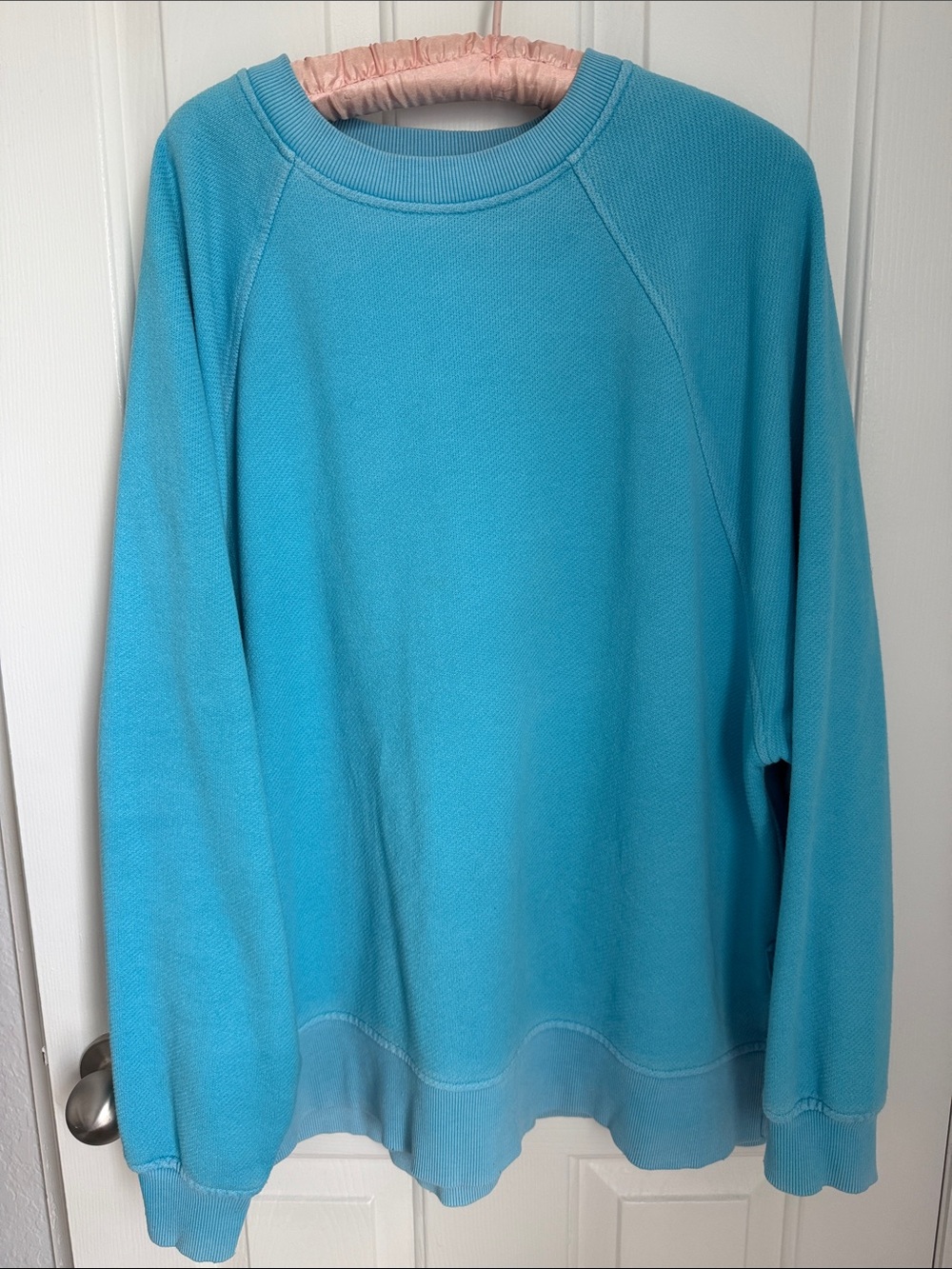 aerie Turquoise Blue Crewneck Sweatshirt
